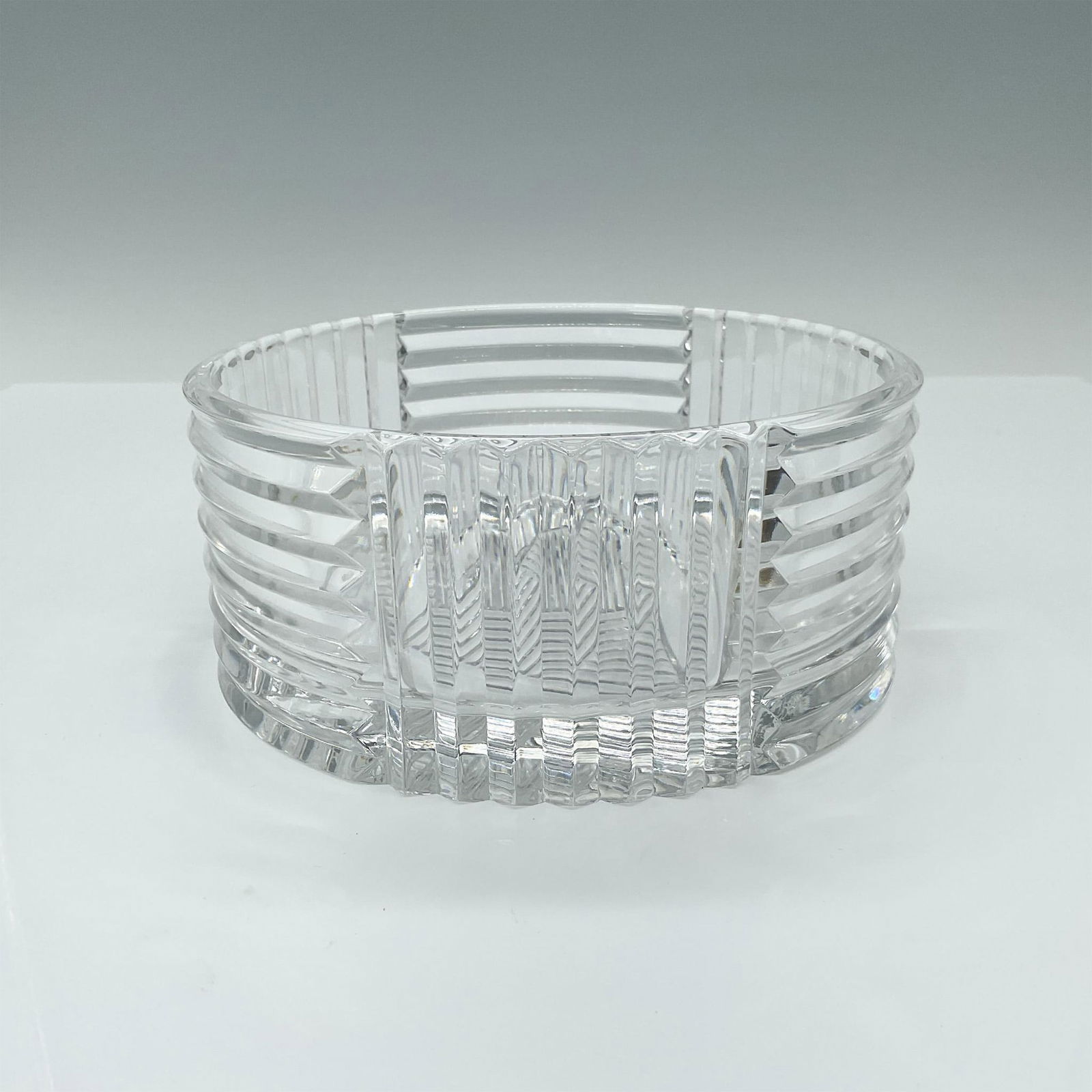 Val St. Lambert Crystal Bowl, Laslo Pattern (1 of 3)