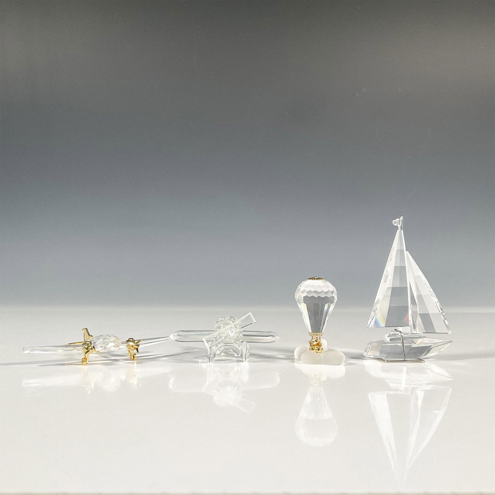 4pc Swarovski Crystal Figurines (1 of 4)