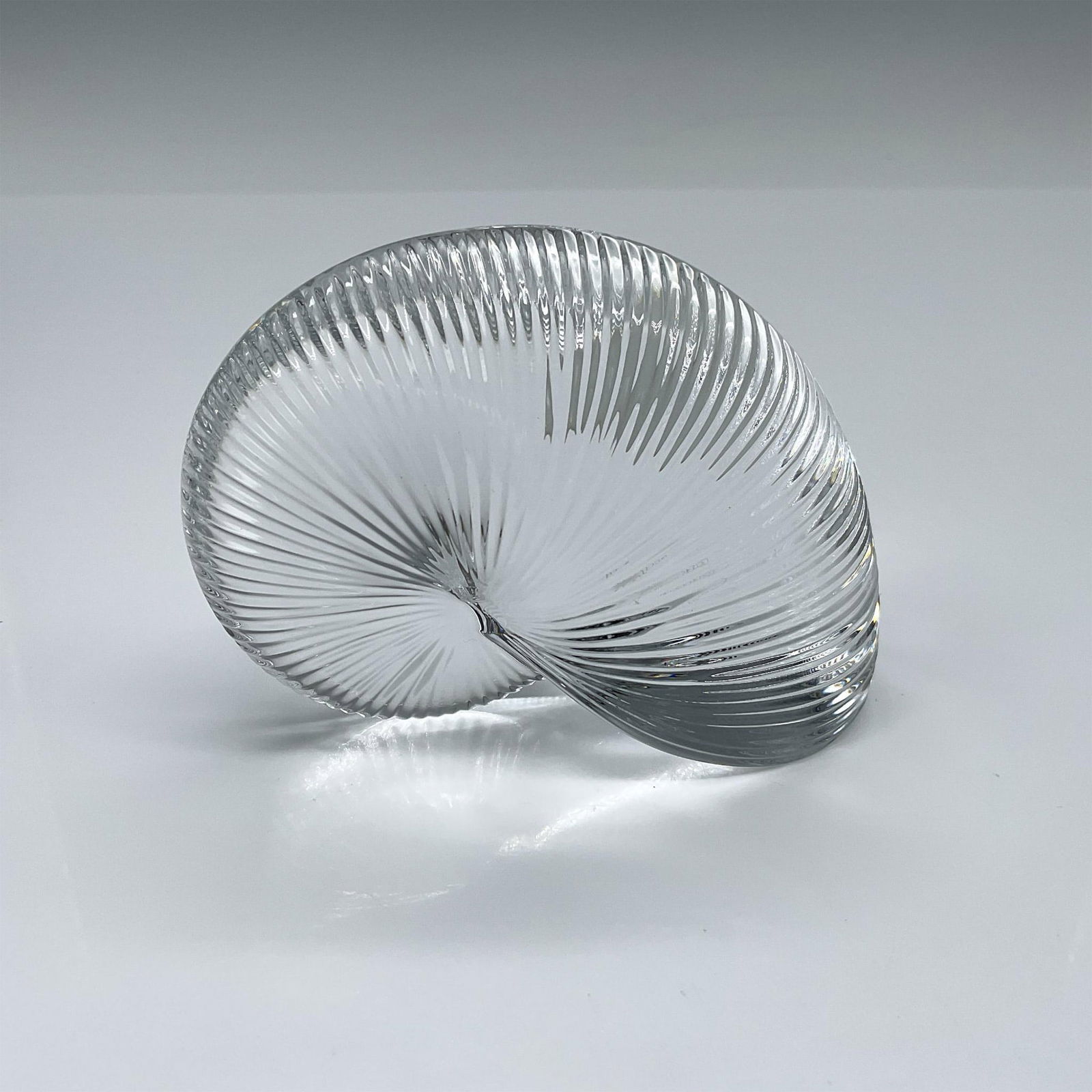 Baccarat Crystal Nautilus Shell Paperweight (1 of 5)