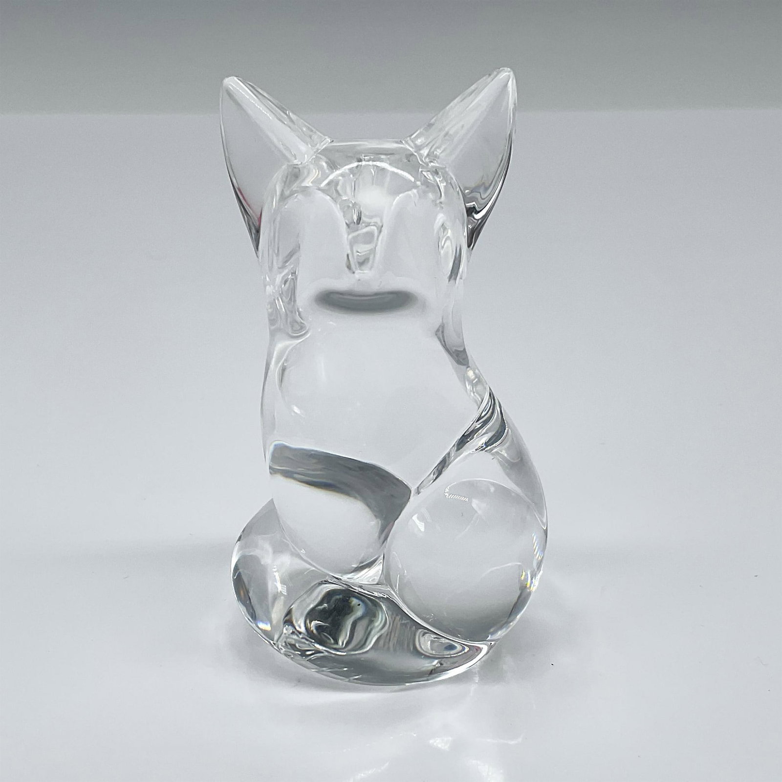 Steuben Glass Crystal Fox Hand Cooler (1 of 3)