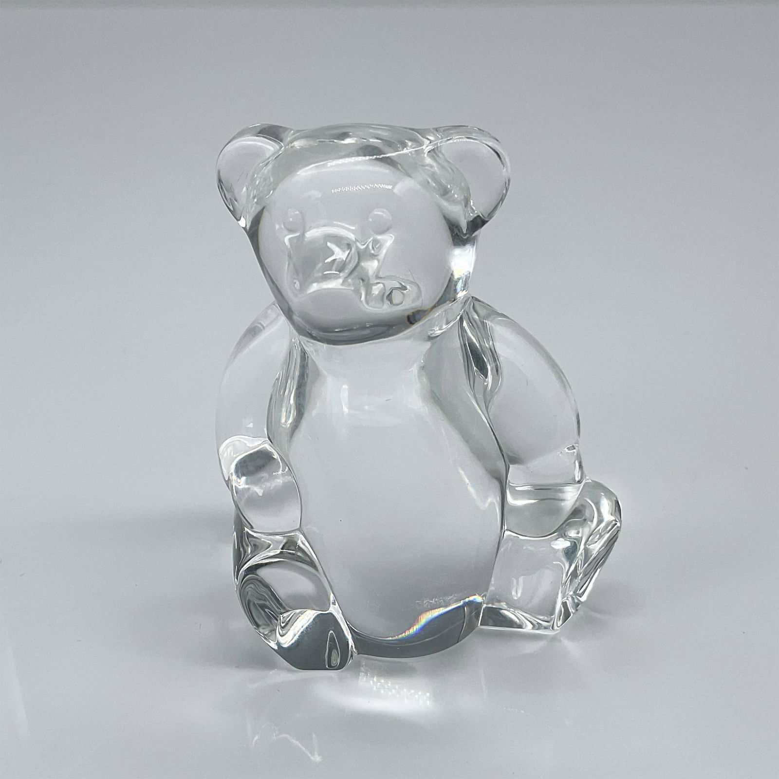 Steuben Glass Crystal Teddy Bear Hand Cooler (1 of 3)