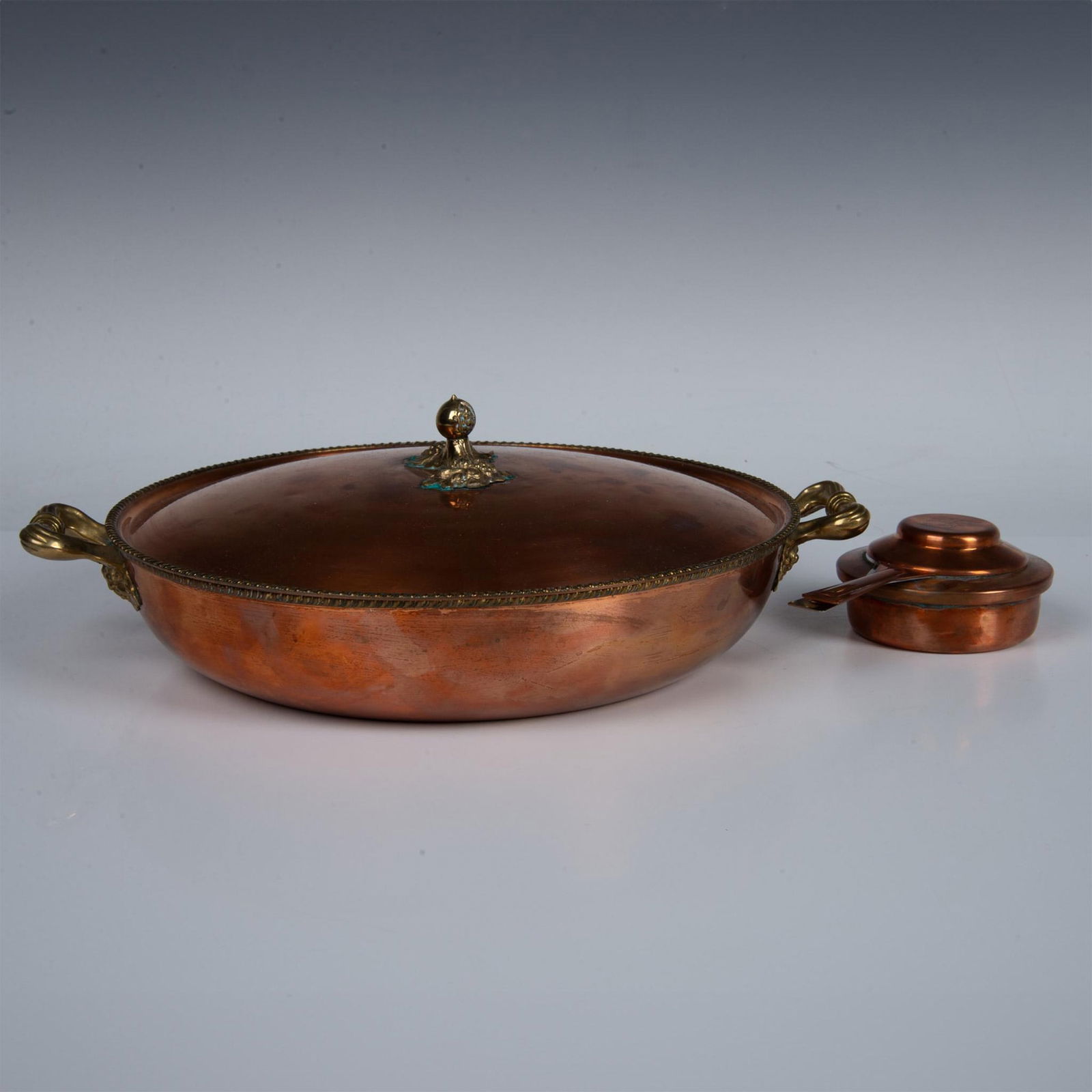 3pc Copper Cookware, Bongusto Braiser and Swiss Burner (1 of 8)