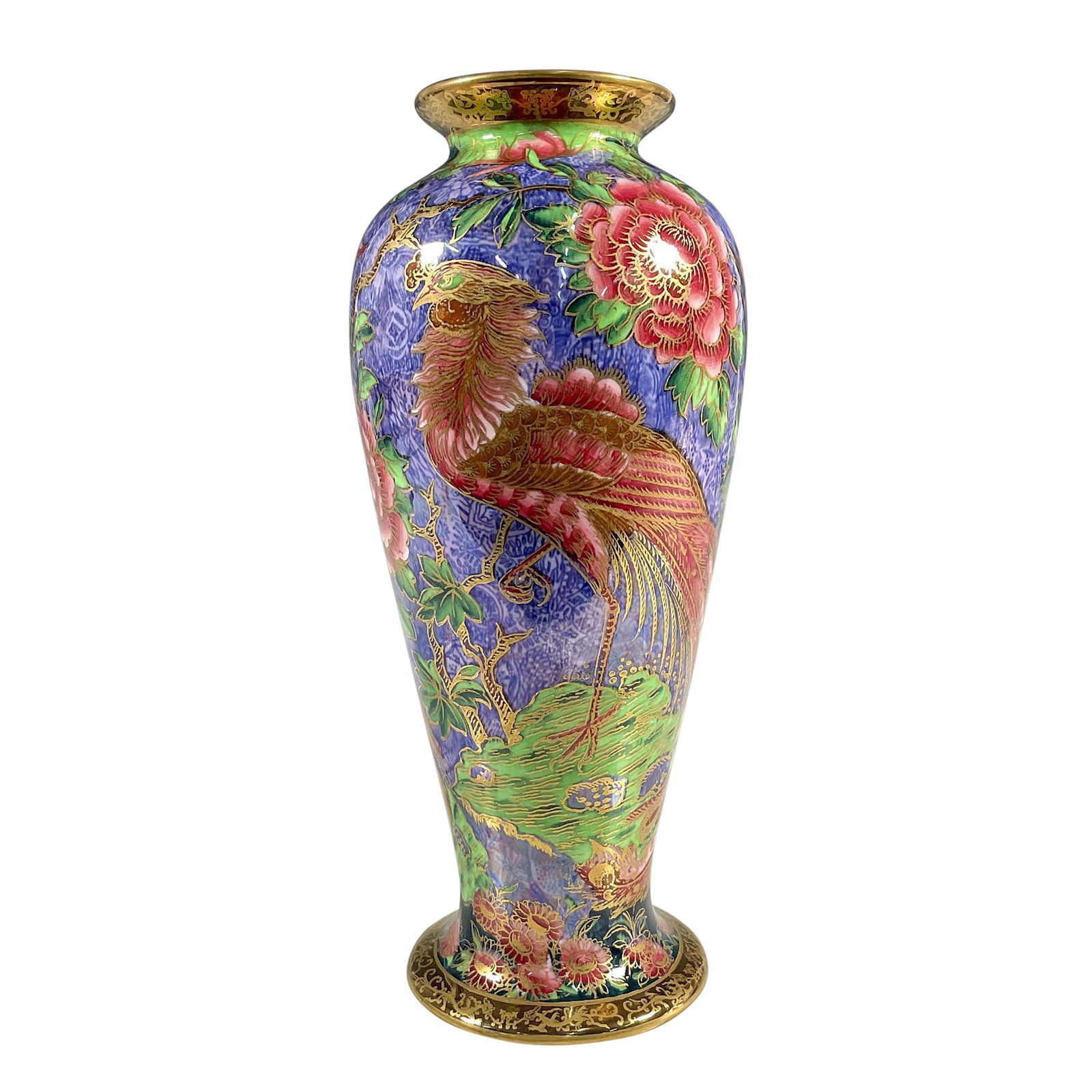 Wedgwood Fairyland Lustre Argus Pheasant Vase (1 of 6)