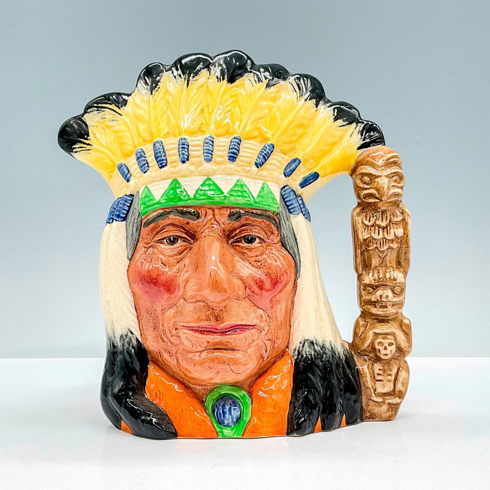 North American Indian D6786 - Large - Royal Doulton Character Jug (1 of 3)