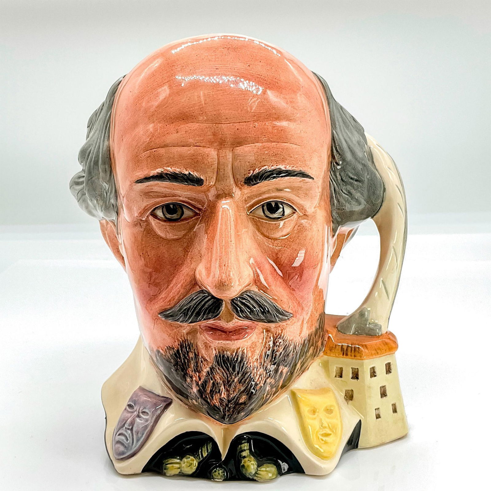 Shakespeare (Inkwell Handle) D6689 - Large - Royal Doulton Character Jug (1 of 3)
