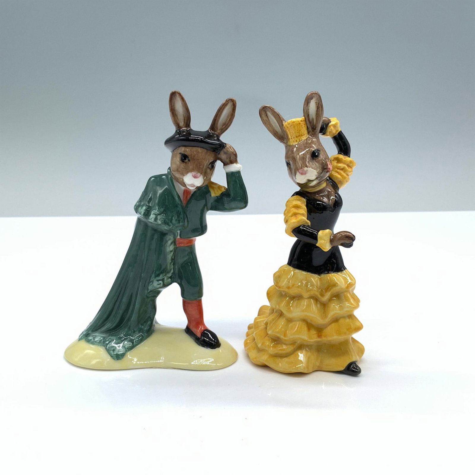 2pc Royal Doulton Bunnykins Figurines, Matador & Flamenco (1 of 3)