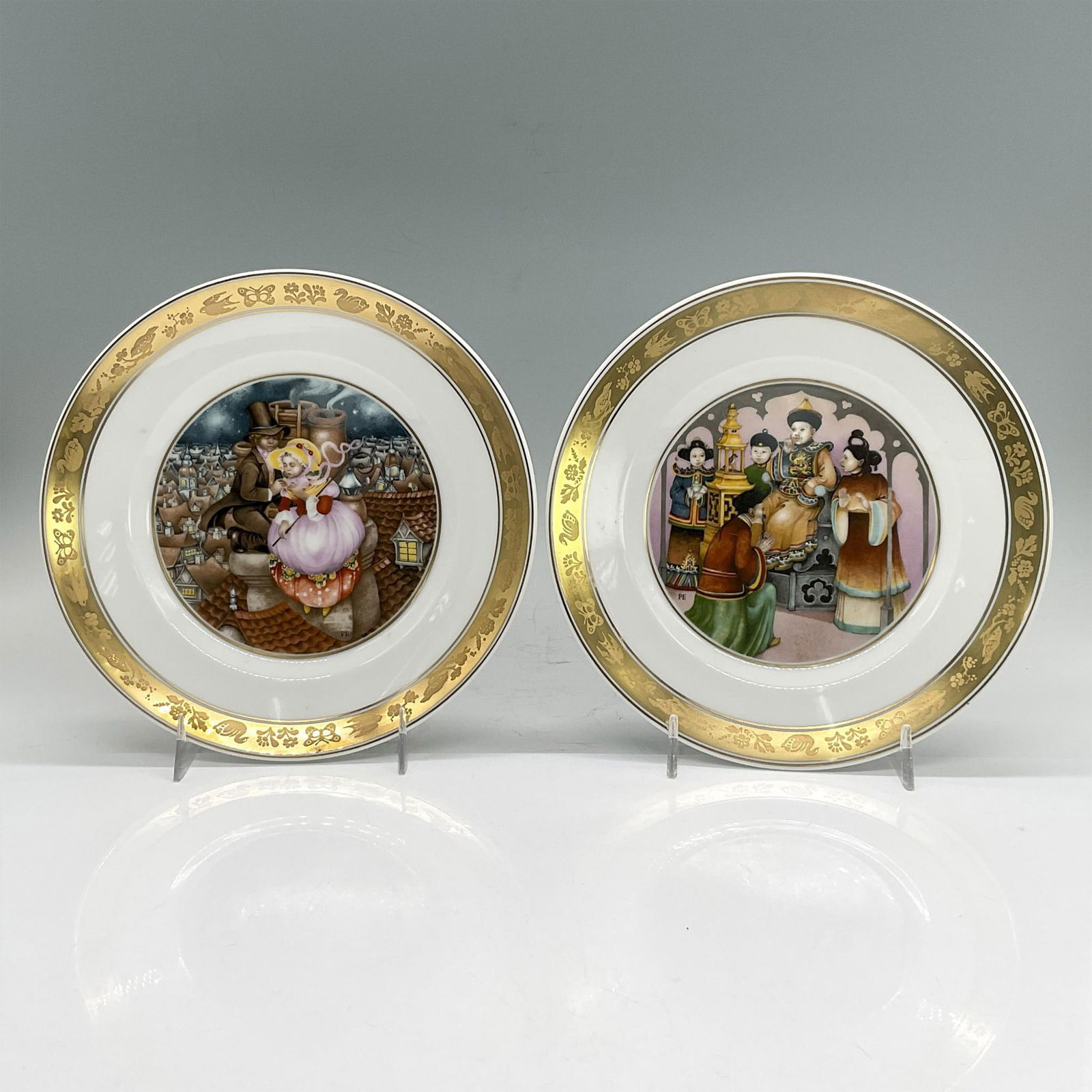2pc Royal Copenhagen Plates, Hans Christian Andersen (1 of 3)