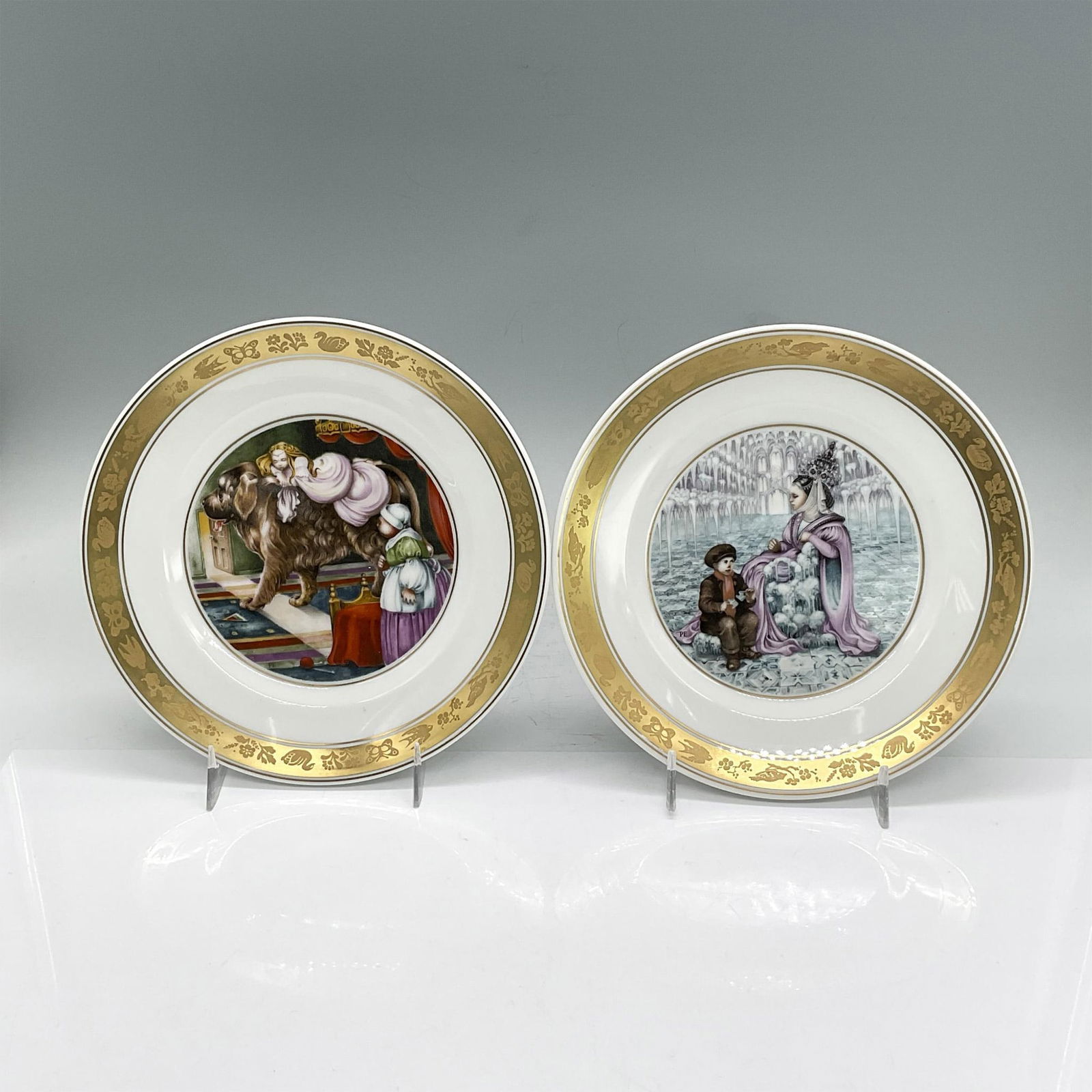 2pc Royal Copenhagen Plates, Hans Christian Andersen (1 of 3)