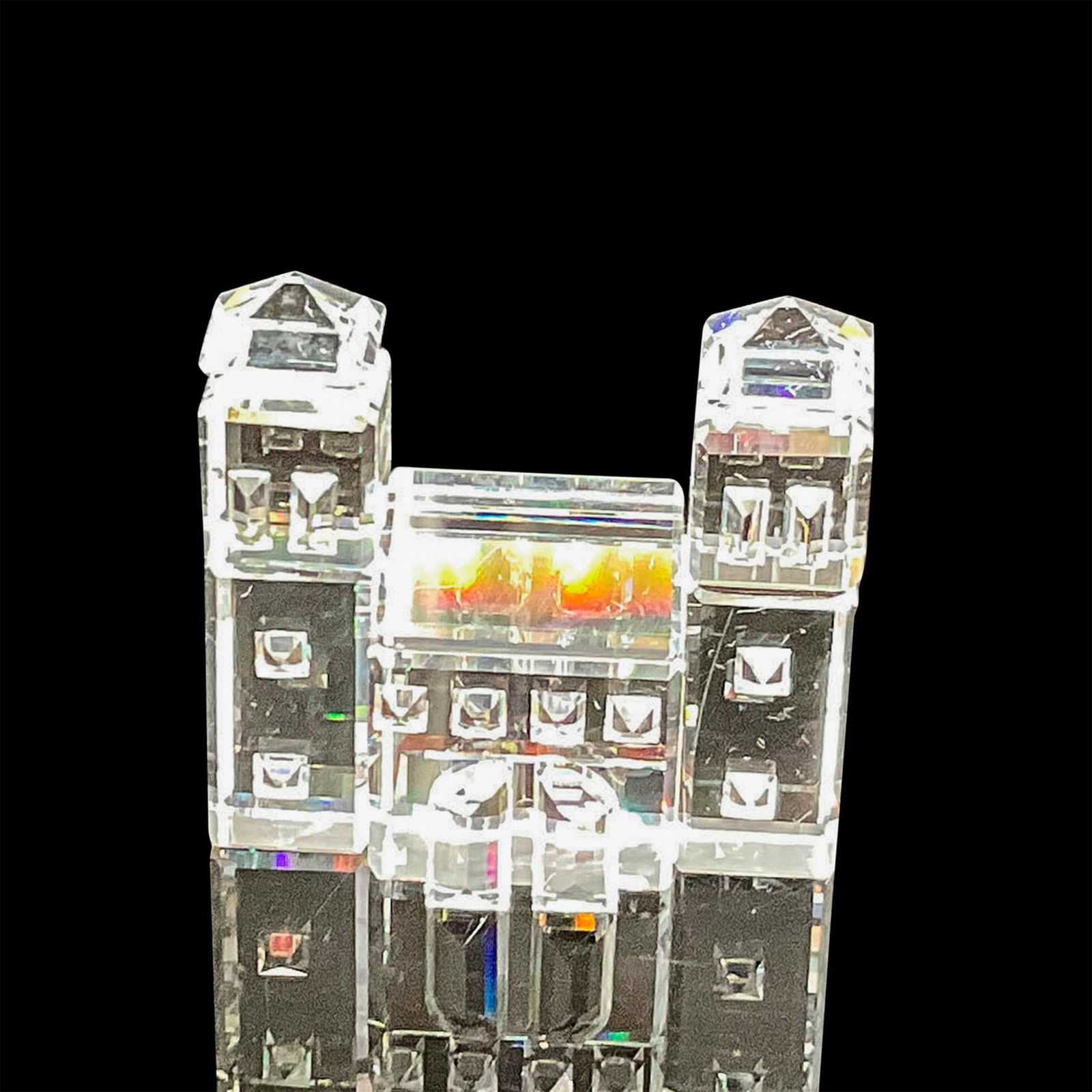 Swarovski Silver Crystal Figurine, City Gates House (1 of 4)