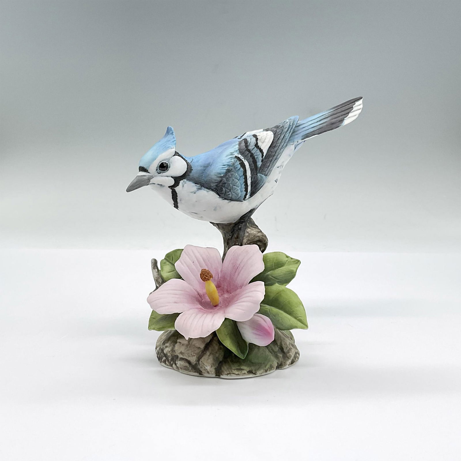 Andrea by Sadek Porcelain Figurine, Blue Jay 9386 (1 of 3)