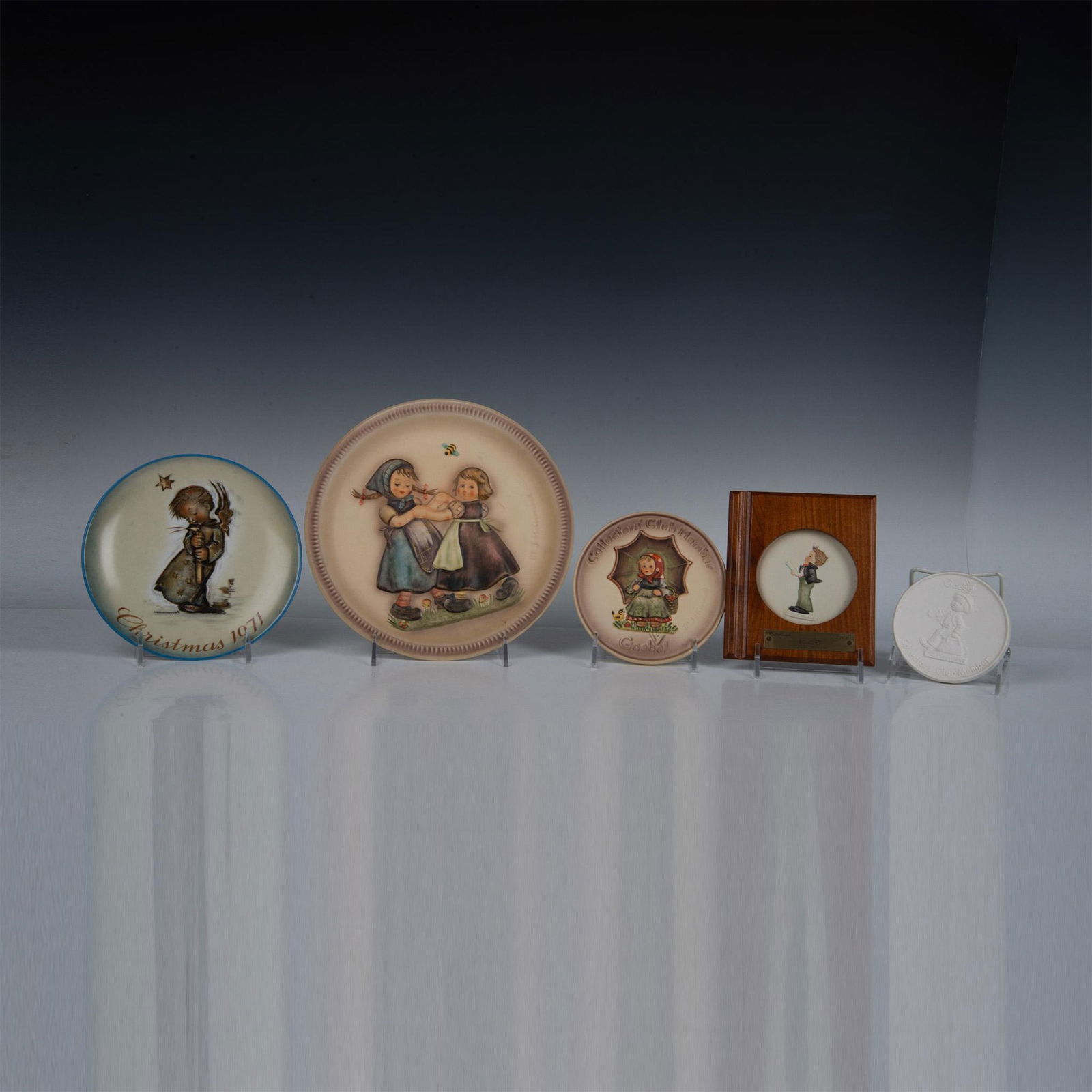 5pc Goebel Hummel Decoration Plates and Plaque (1 of 7)