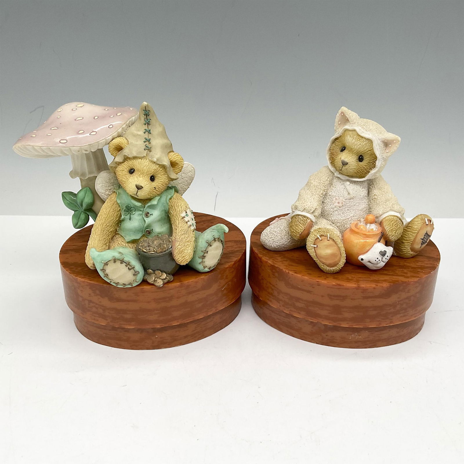 4pc Cherished Teddies Figurines + Bases (1 of 3)
