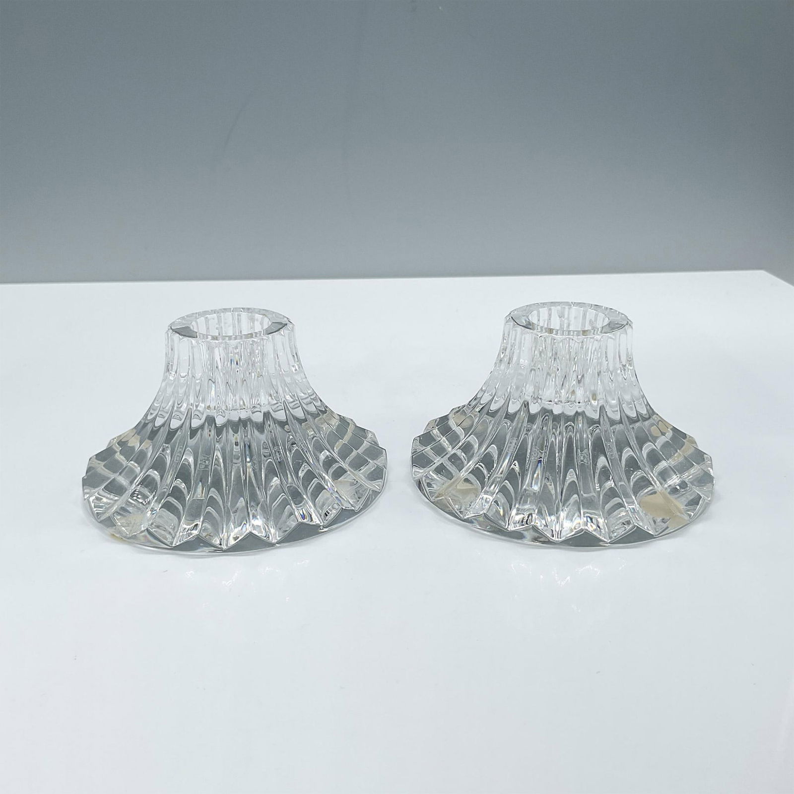 Pair of Baccarat Crystal Candle Holders, Massena (1 of 3)