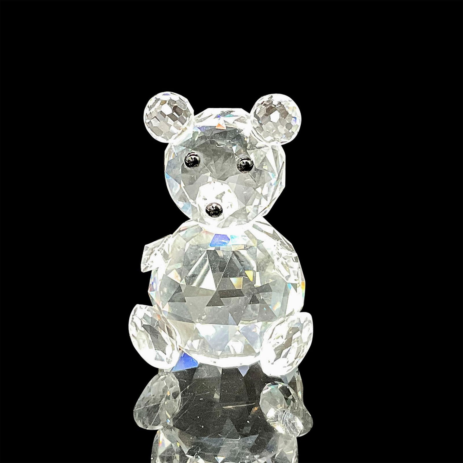 Swarovski Silver Crystal Figurine, Bear Large (1 of 4)