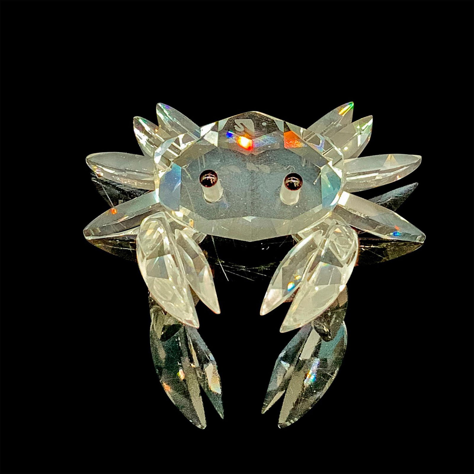 Swarovski Silver Crystal Figurine, Mini Crab 206481 (1 of 4)