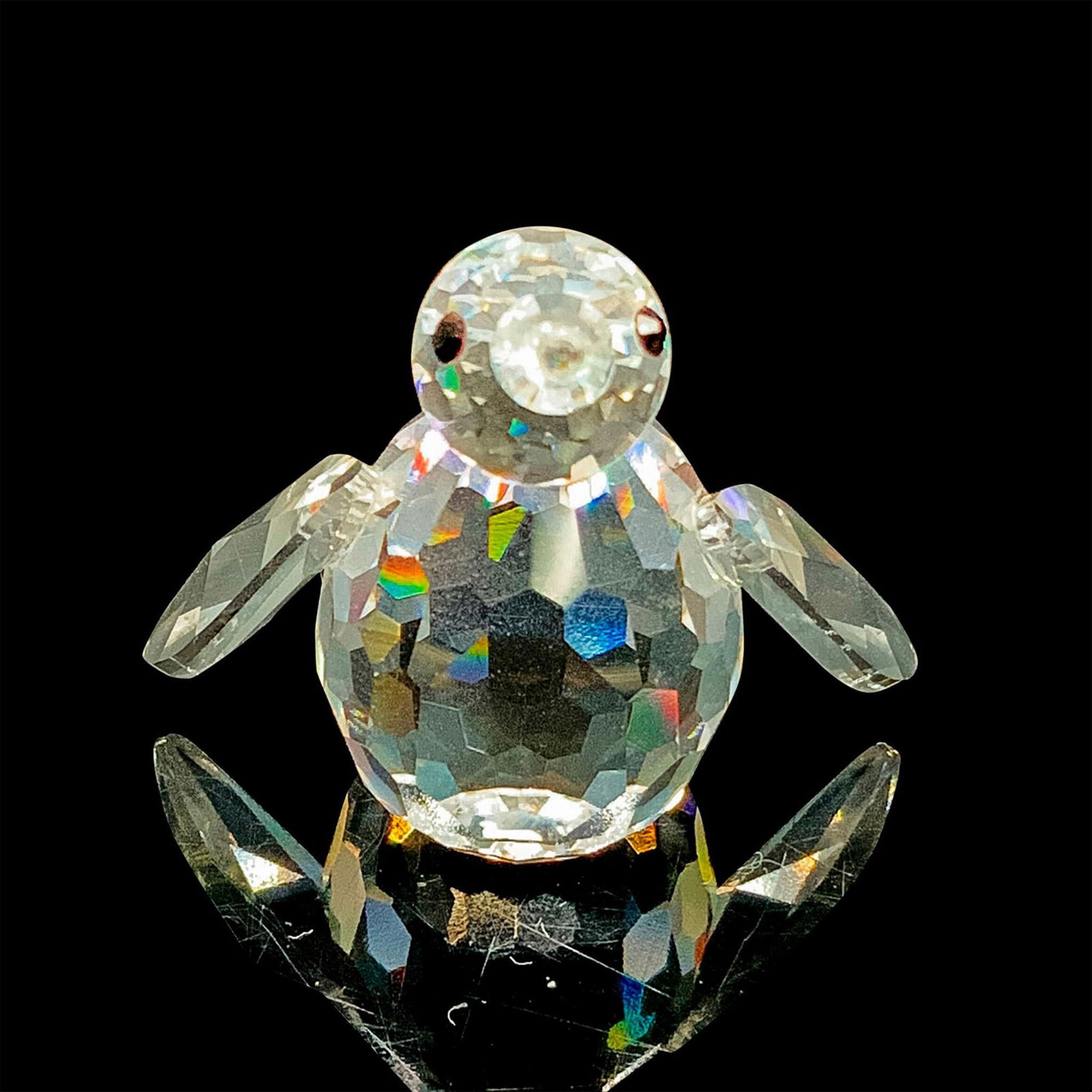Swarovski Silver Crystal Figurine, Mini Penguin (1 of 3)