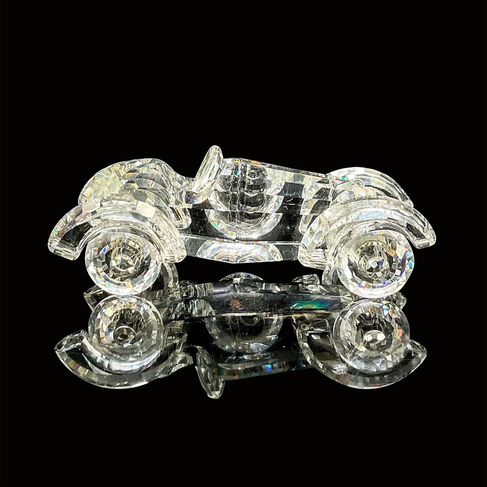 Swarovski Silver Crystal Figurine, Old Timer (1 of 4)