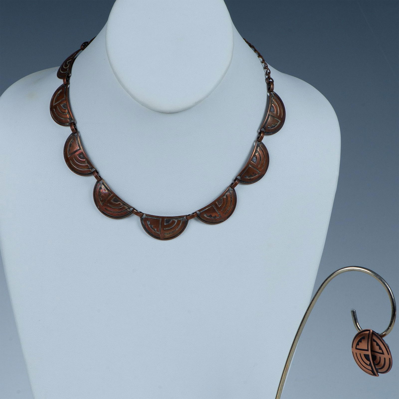 3pc Copper Necklace and Earrings (1 of 5)