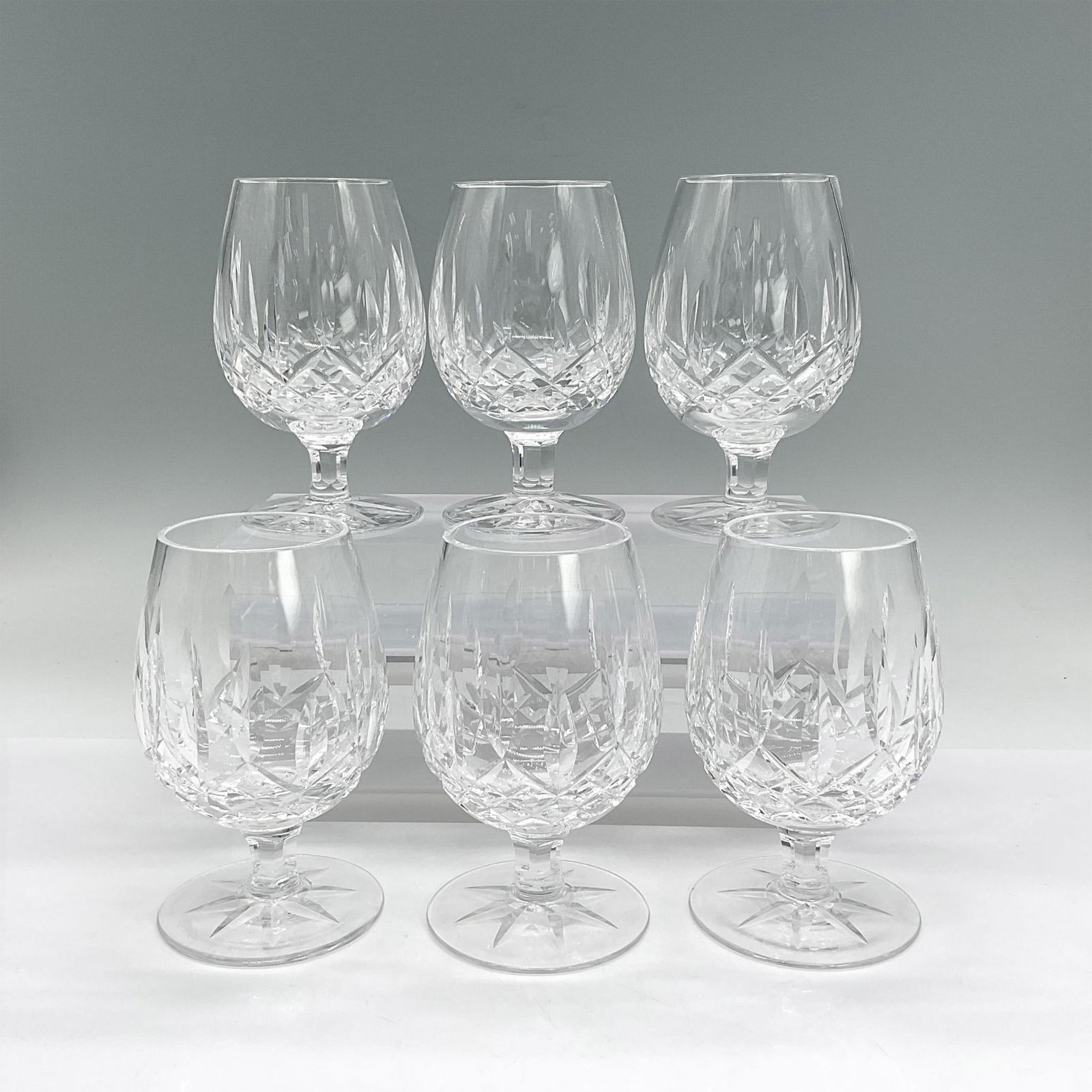 6pc Waterford Crystal Small Brandy Glasses, Lismore (1 of 4)