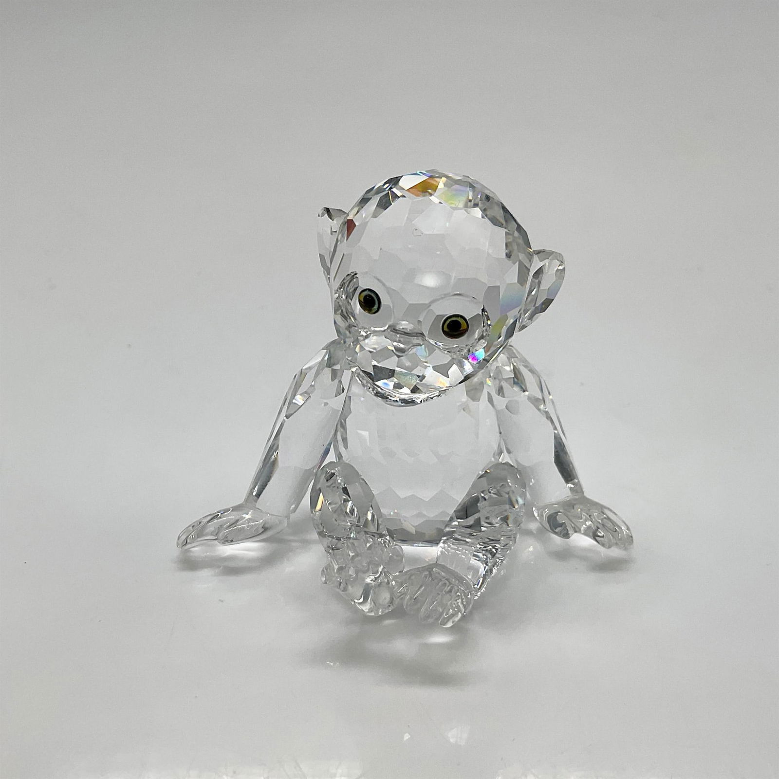 Swarovski Silver Crystal Figurine, Chimpanzee (1 of 4)