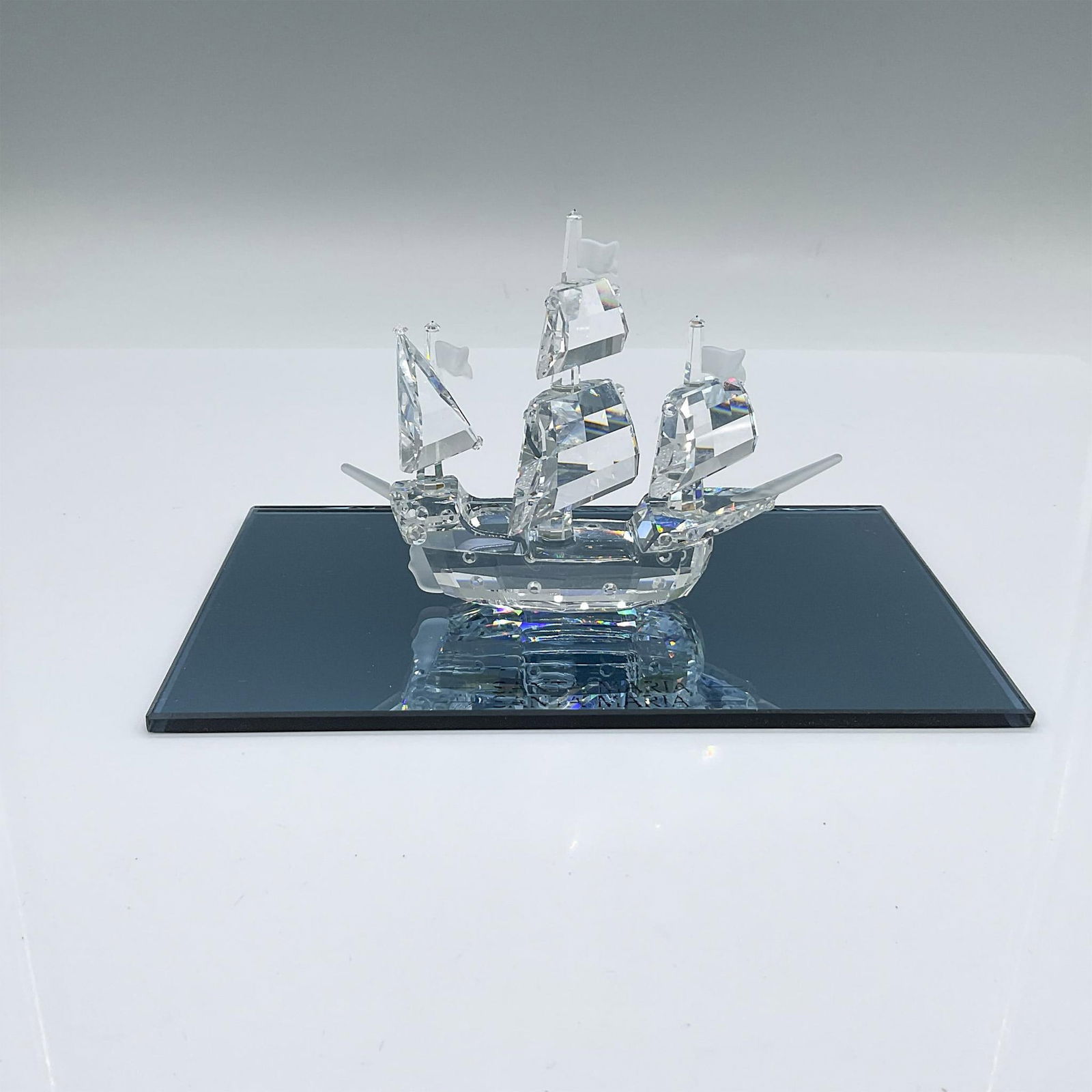 Swarovski Silver Crystal Figurine, Santa Maria (1 of 4)