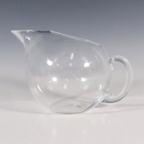 Orrefors by Vicke Lindstrand Crystal Teapot, Mingus