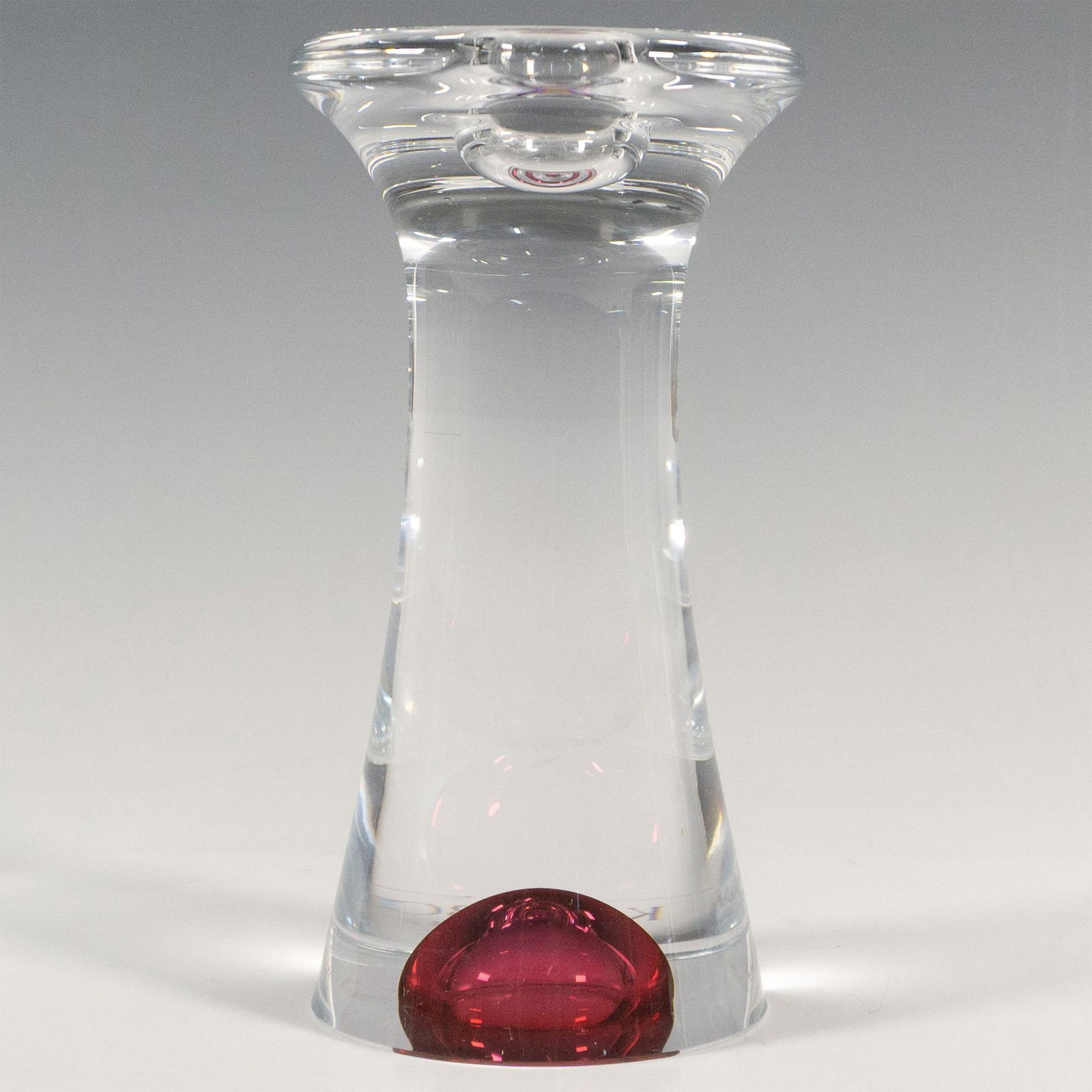 Kosta Boda by Goran Warff Glass Candlestick Holder, Zoom (1 of 4)