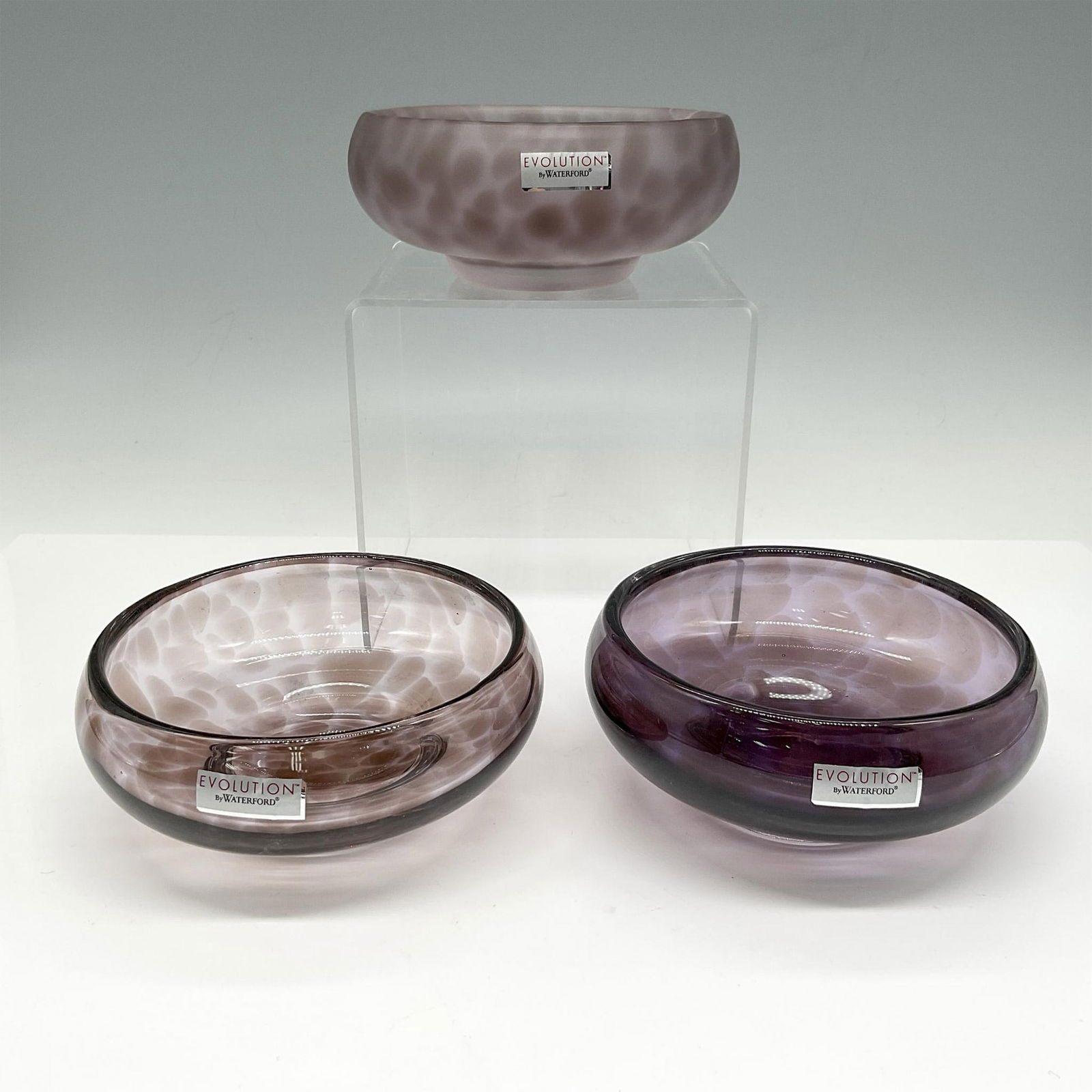 Waterford Crystal Evolution Bowls, Urban Safari - Set of 3 (1 of 4)
