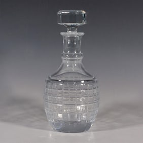Ralph Lauren Crystal Decanter with Stopper, Cocktail Party