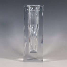 Nambe Modern Lead Crystal Vase