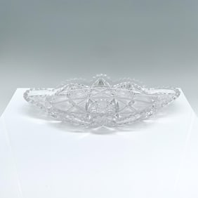 American Brilliant Cut Glass Serving Bowl
