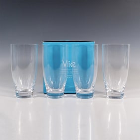 Nambe Glass Highballs, Vie