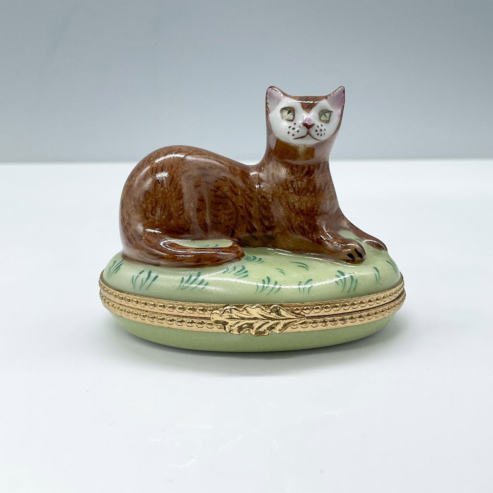 Tiffany & Co x Limoges France Treasure Box, Brown Cat (1 of 4)