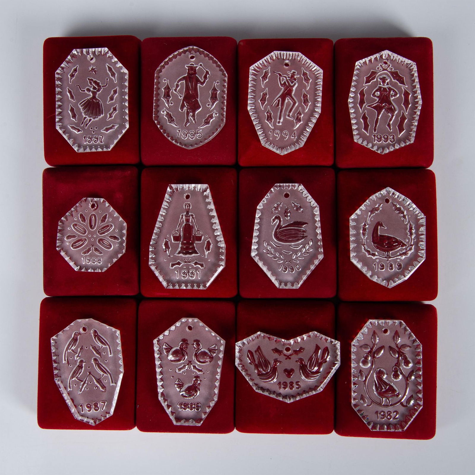 12pc Waterford Crystal Ornaments, The 12 Days of Christmas (1 of 4)