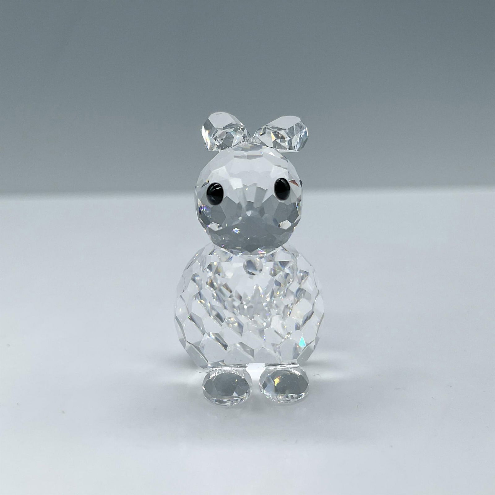 Swarovski Crystal Figurine, Miniature Rabbit Sitting (1 of 4)