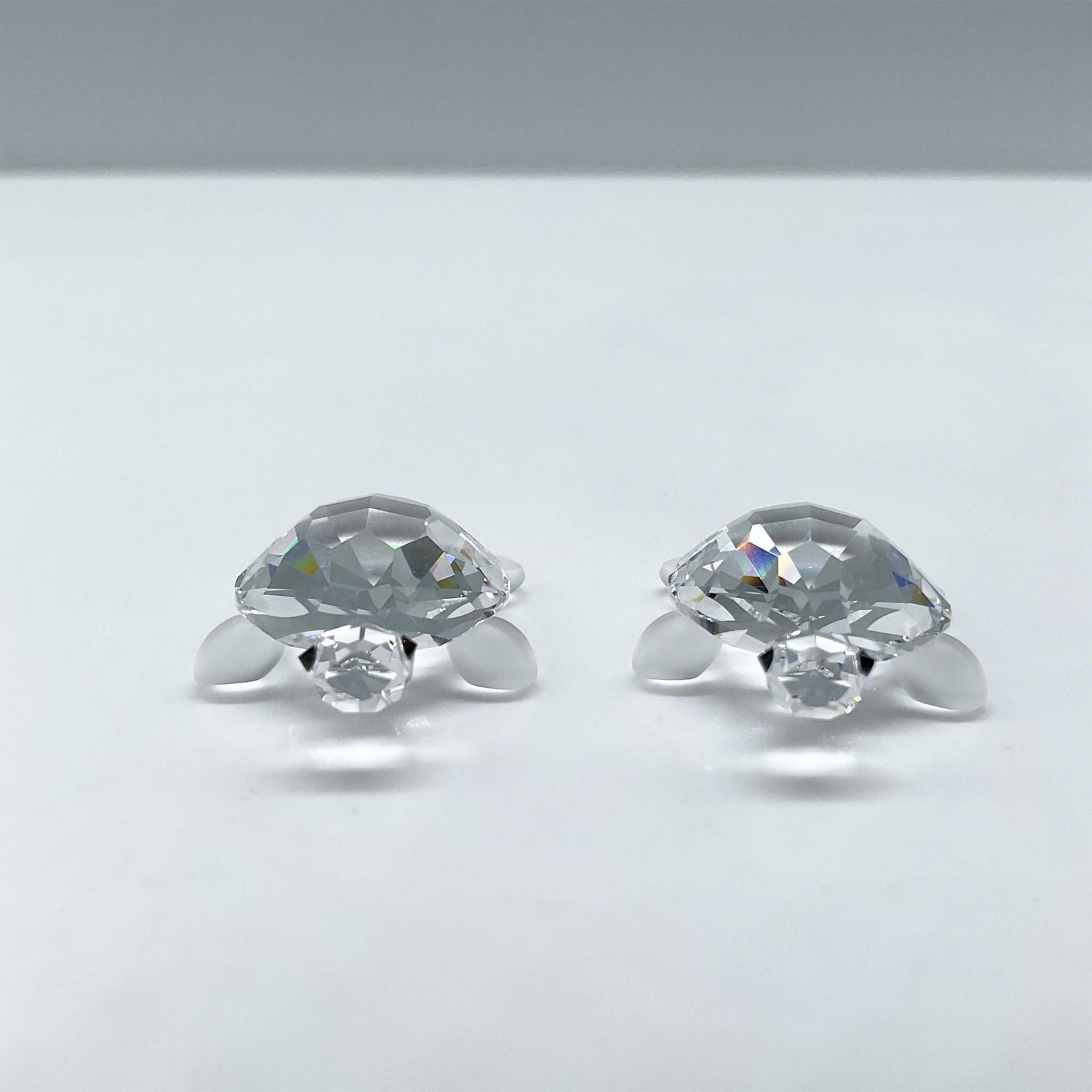 2pc Swarovski Crystal Miniatures, Baby Tortoises (1 of 5)