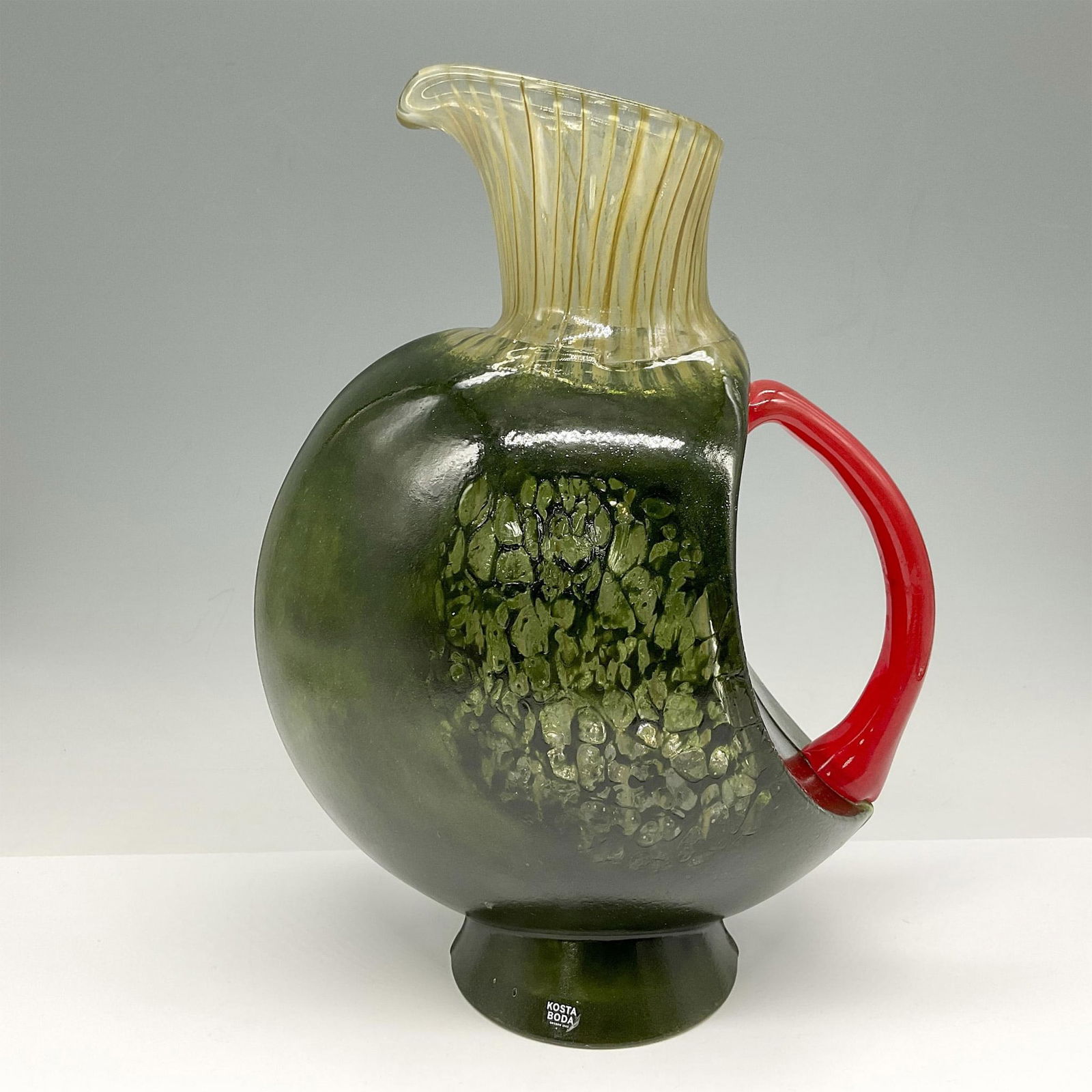 Kjell Engman for Kosta Boda Art Glass Pitcher (1 of 4)