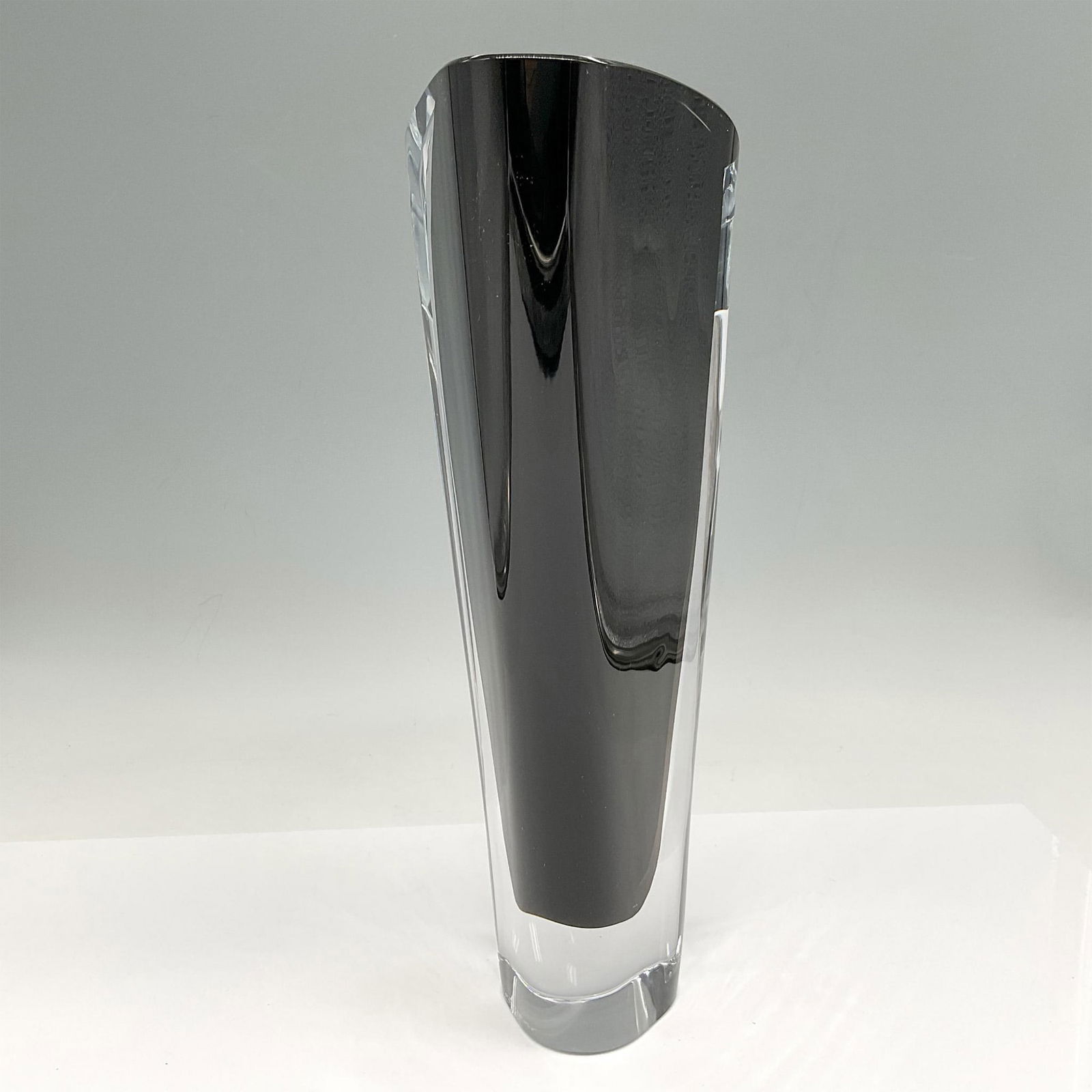 Kosta Boda Art Glass Vase, Aria Black (1 of 4)