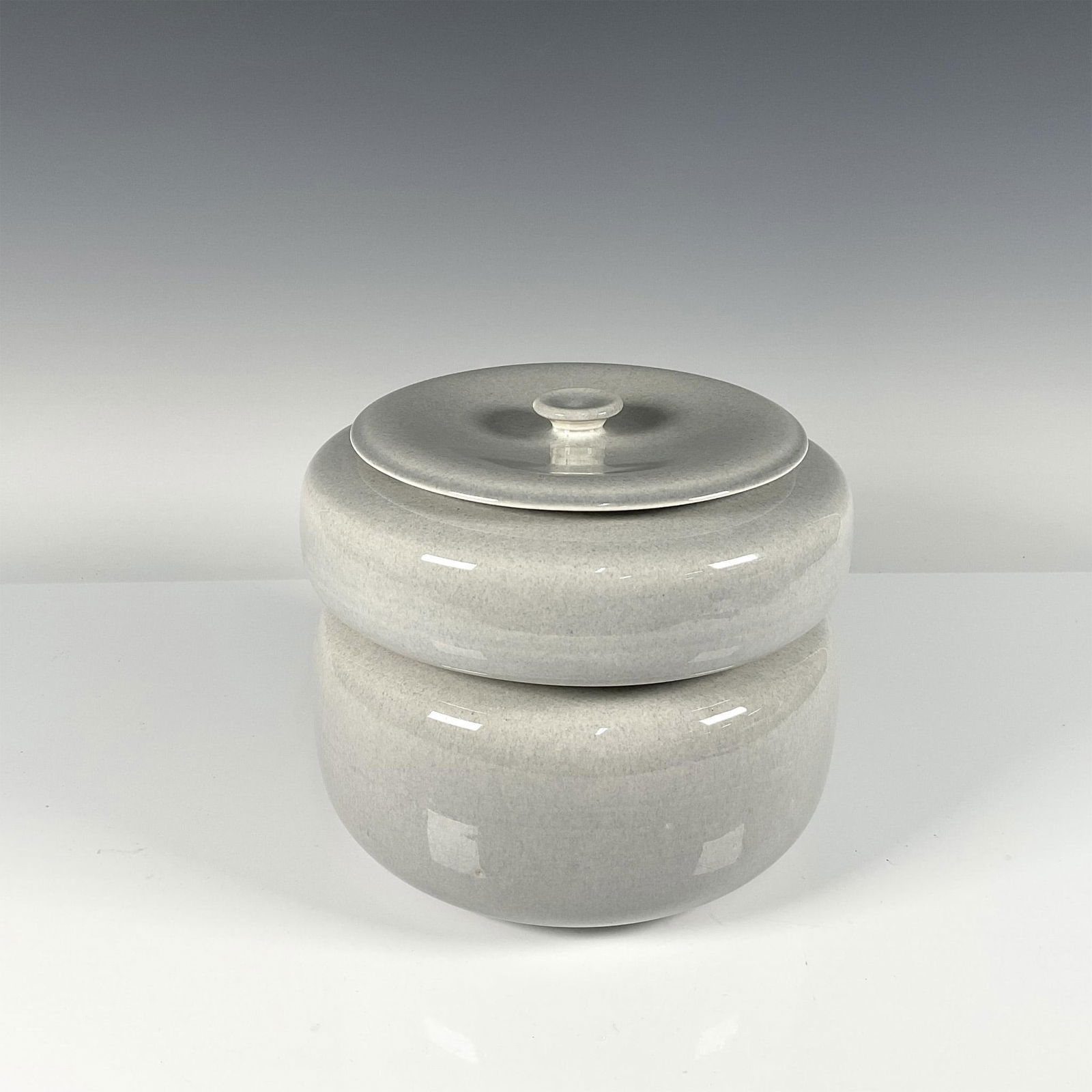 2pc Russel Wright American Modern Gray Stack Serving Bowl (1 of 3)