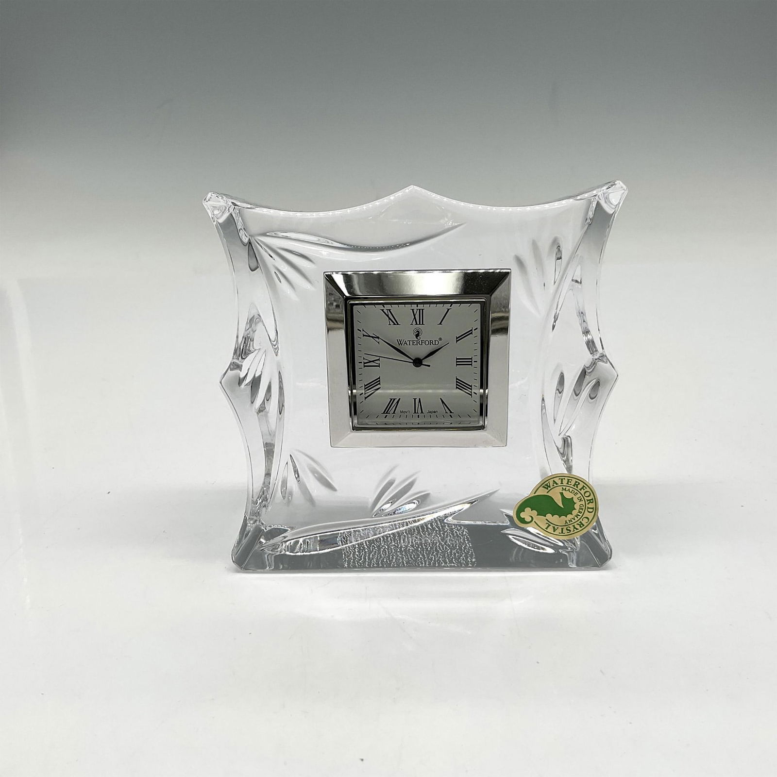 Waterford Crystal Table-Desk Clock, Small Bamboo (1 of 3)
