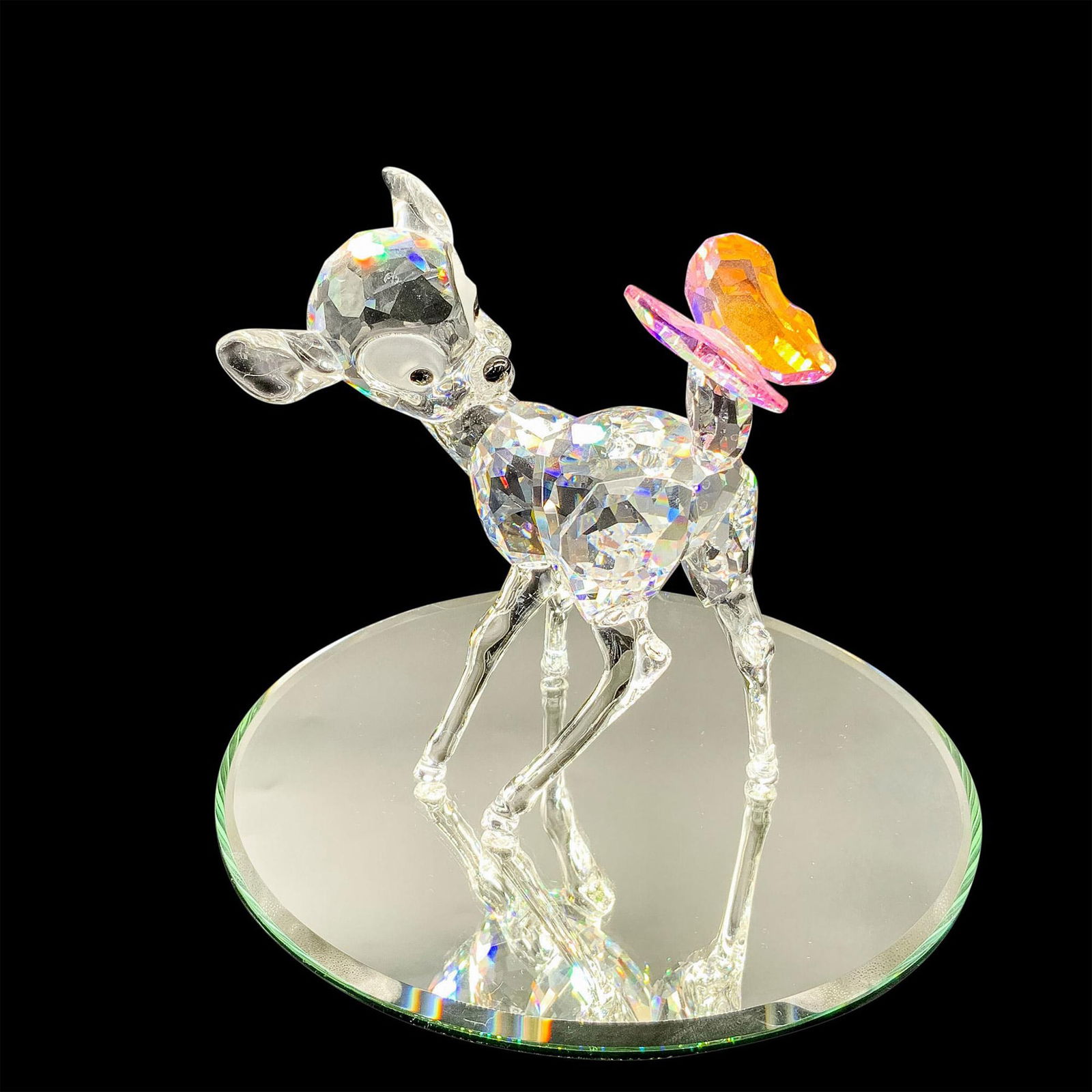 Disney Swarovski Crystal Figurine, Bambi + Base (1 of 3)