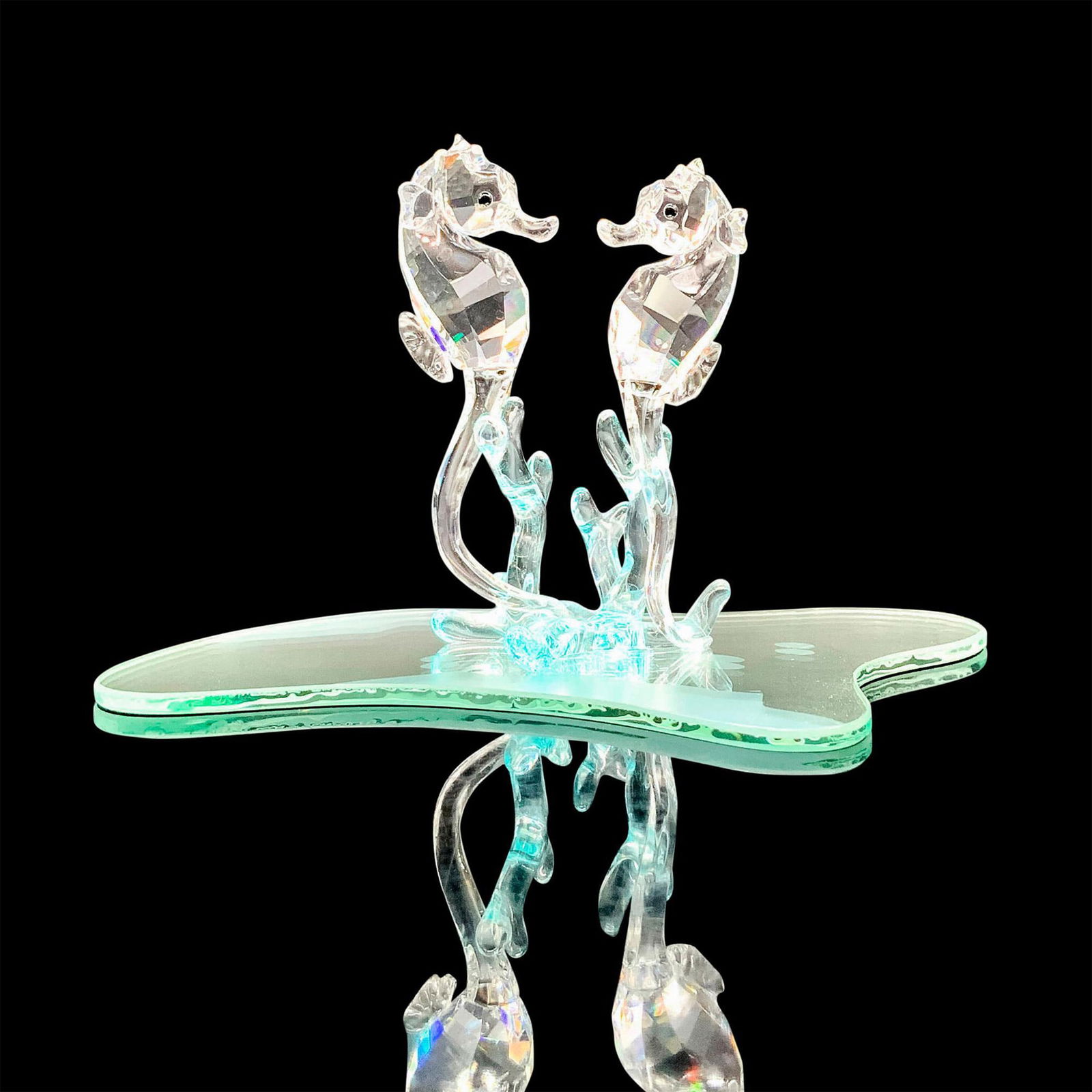 Swarovski Crystal Figurine + Base, Seahorses (1 of 4)