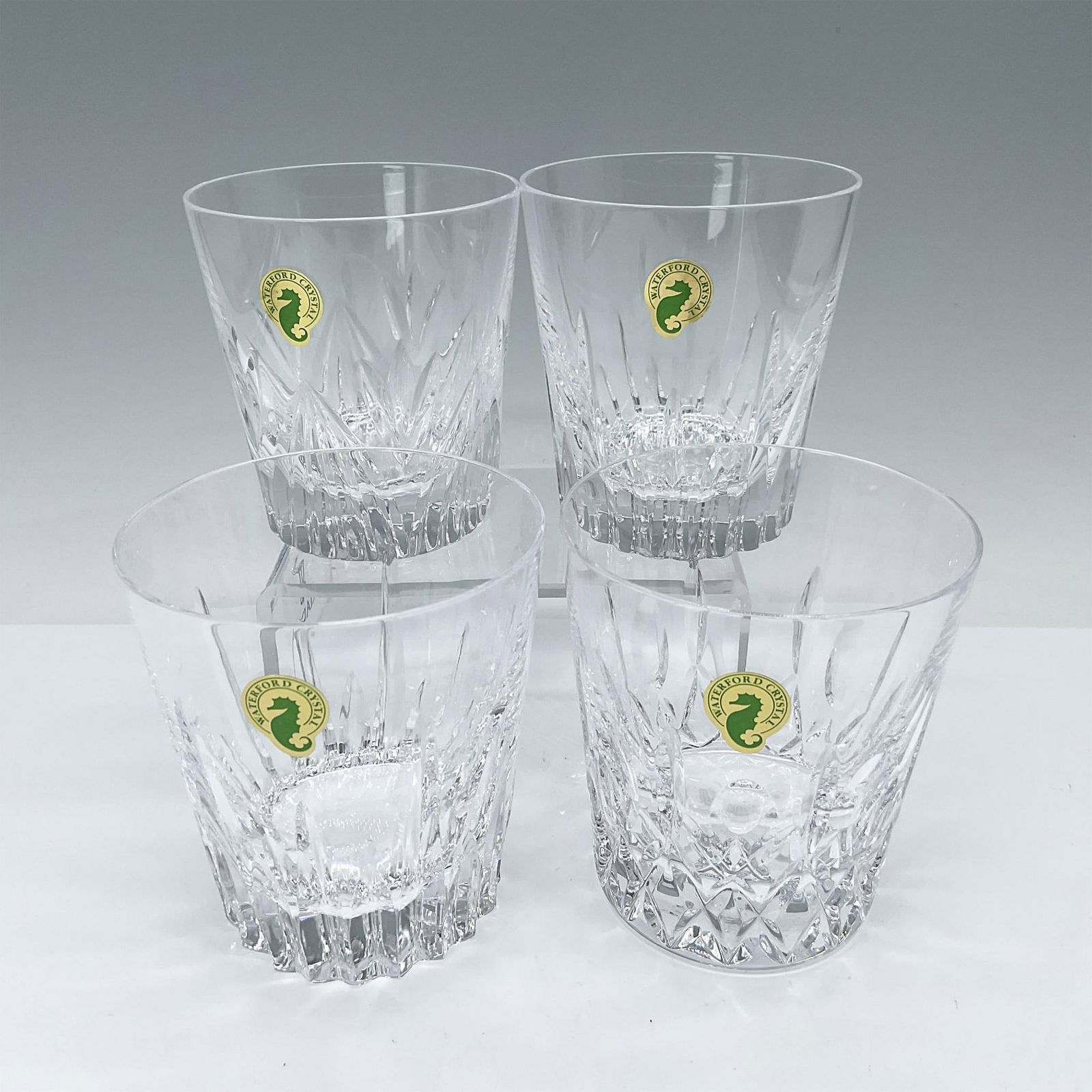 4pc Waterford Crystal Rocks Glasses, Mixed Patterns Set (1 of 4)