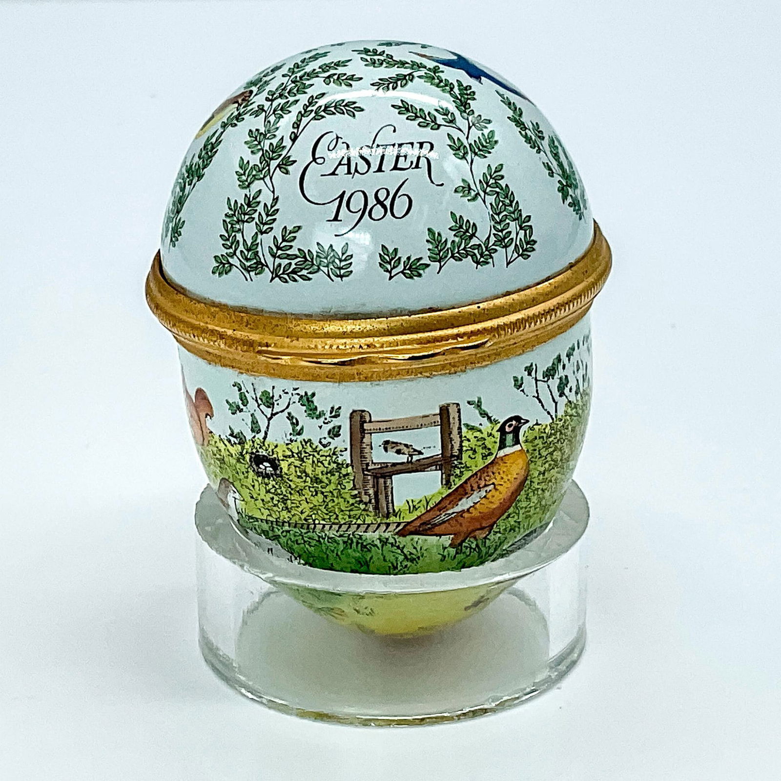 Halcyon Days Enamel Egg Box , Easter 1986 (1 of 3)