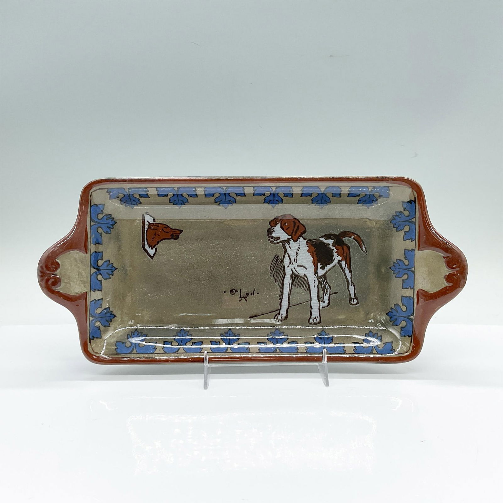 Royal Doulton Cecil Aldin Seriesware Titanian Dog Tray (1 of 2)