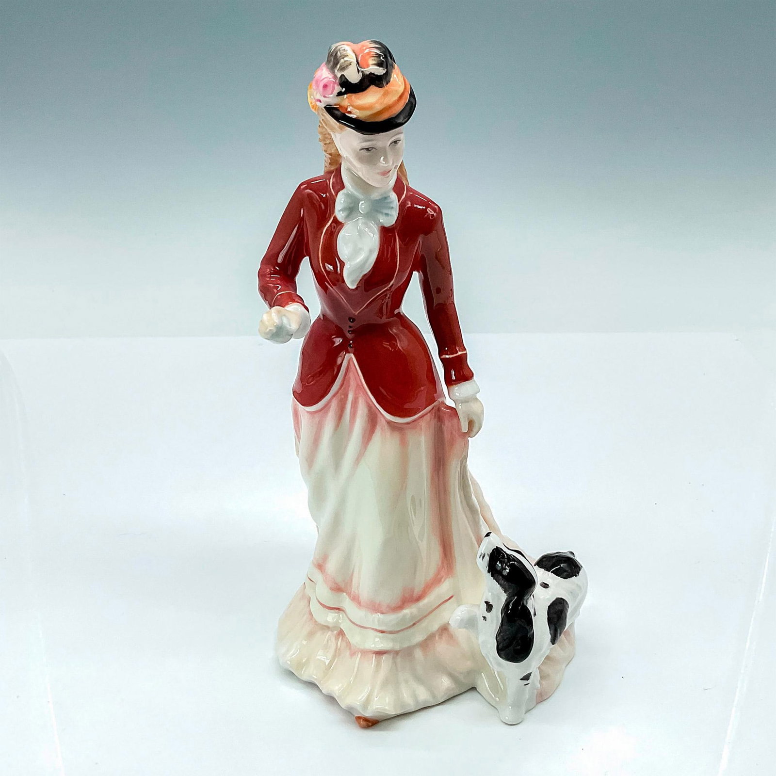 Sarah - HN3384 - Royal Doulton Figurine: Artist: Tim Potts Issued: 1995 - 2000 Dimensions: 8"H Manufacturer: Royal Doulton Country of Origin: England