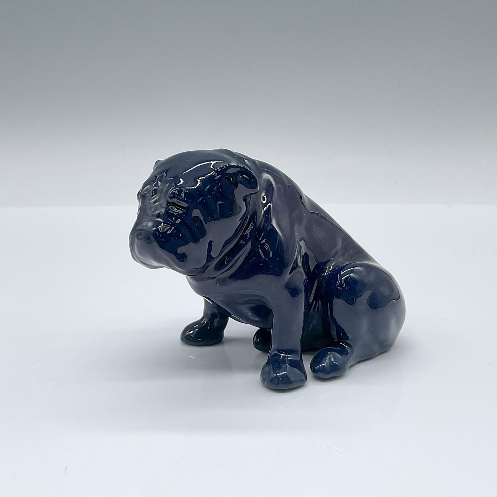 Royal Doulton Titanian Experimental Glaze Figurine, Bulldog (1 of 3)