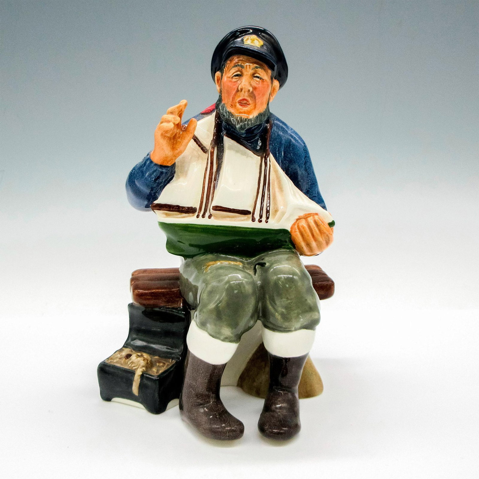 Tall Story HN2248 - Royal Doulton Figurine: Glossy finish. Royal Doulton backstamp. Artist: Mary Nicoll Issued: 1968 - 1975 Dimensions: 6.5"H Manufacturer: Royal Doulton Country of Origin: England