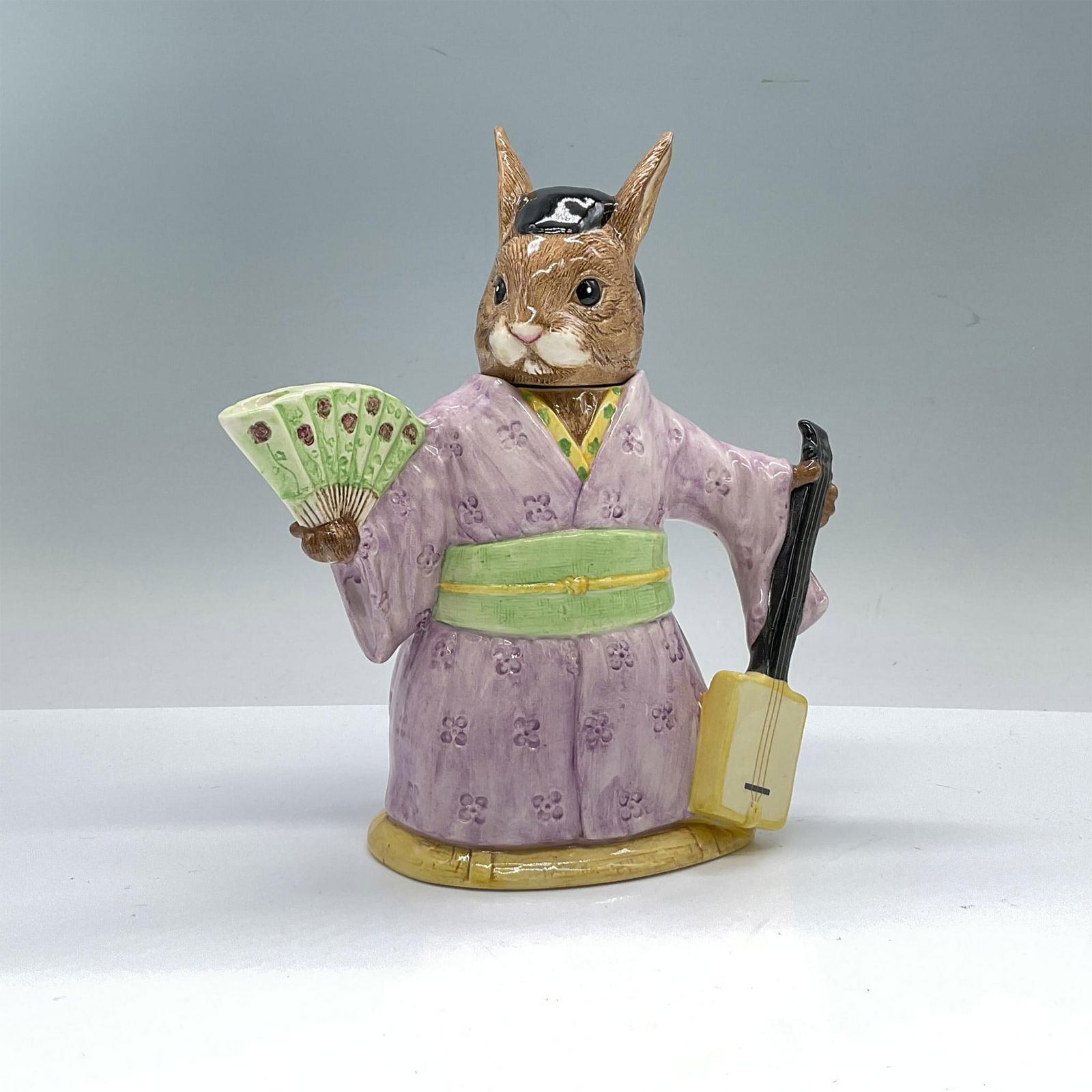 Royal Doulton Bunnykins Lidded Teapot, Geisha Girl D7126 (1 of 3)