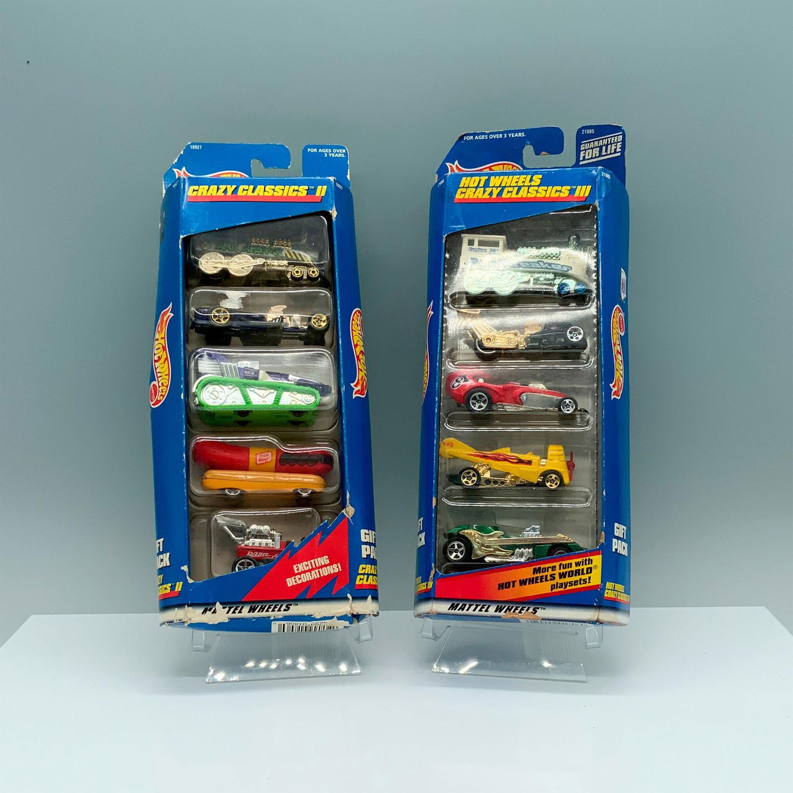Pair of Hot Wheels Gift Packs, Crazy Classics II & III (1 of 3)